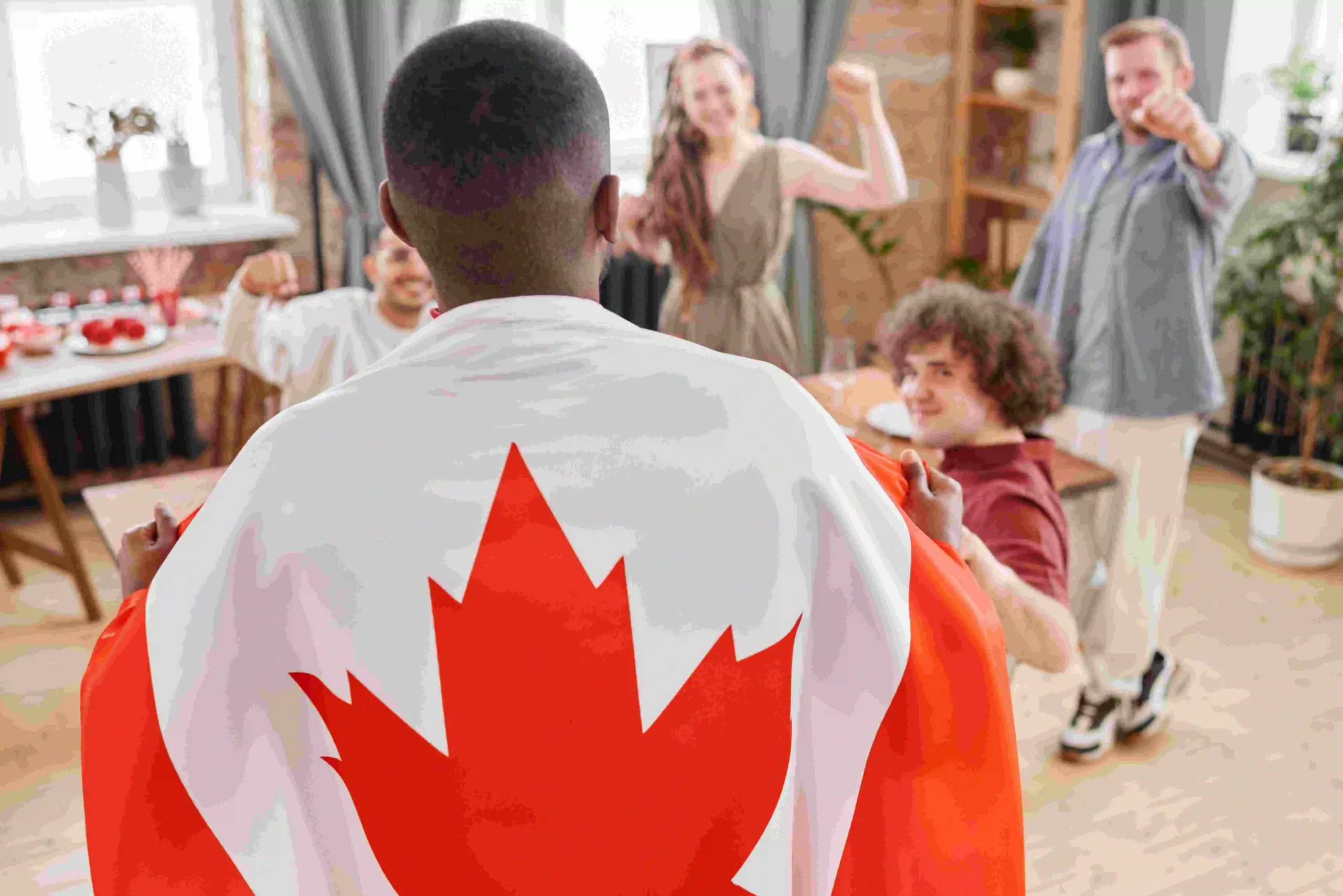 person with family after geting canada pr scaled